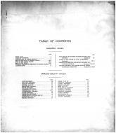 Table of Contents, Griggs County 1910 Microfilm